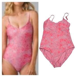 Prana Jess Reversible One Piece Papaya Fronds Size Medium NEW